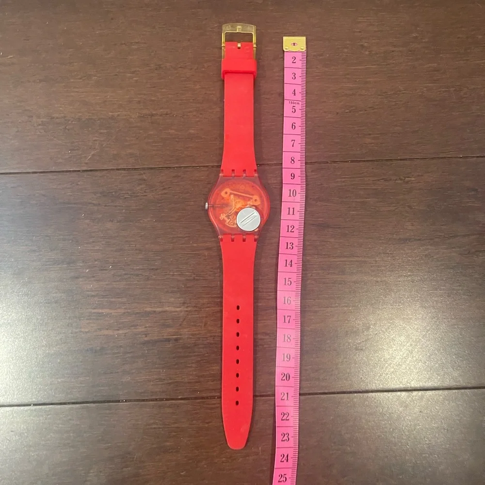 swatch Red and Yellow Watch - Picture 5 of 7